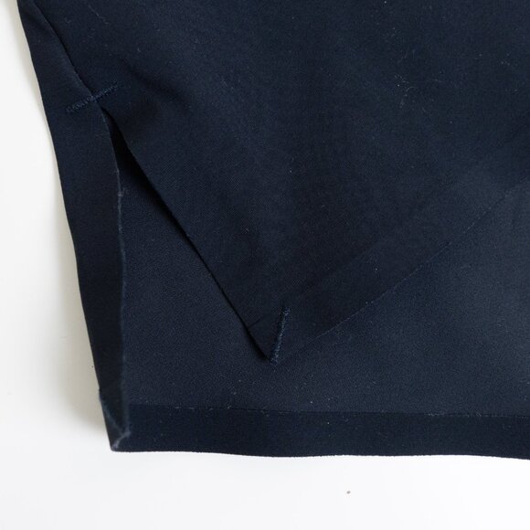 ADAY Something Borrowed Travel Snap Front Dress Navy Blue - Picture 11 of 13